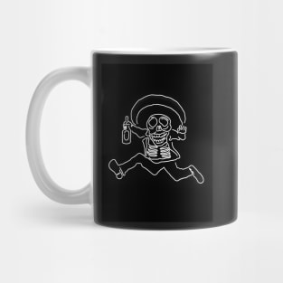 Skeleton Man Out on the Town Mug